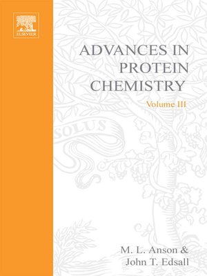 cover image of Advances in Protein Chemistry